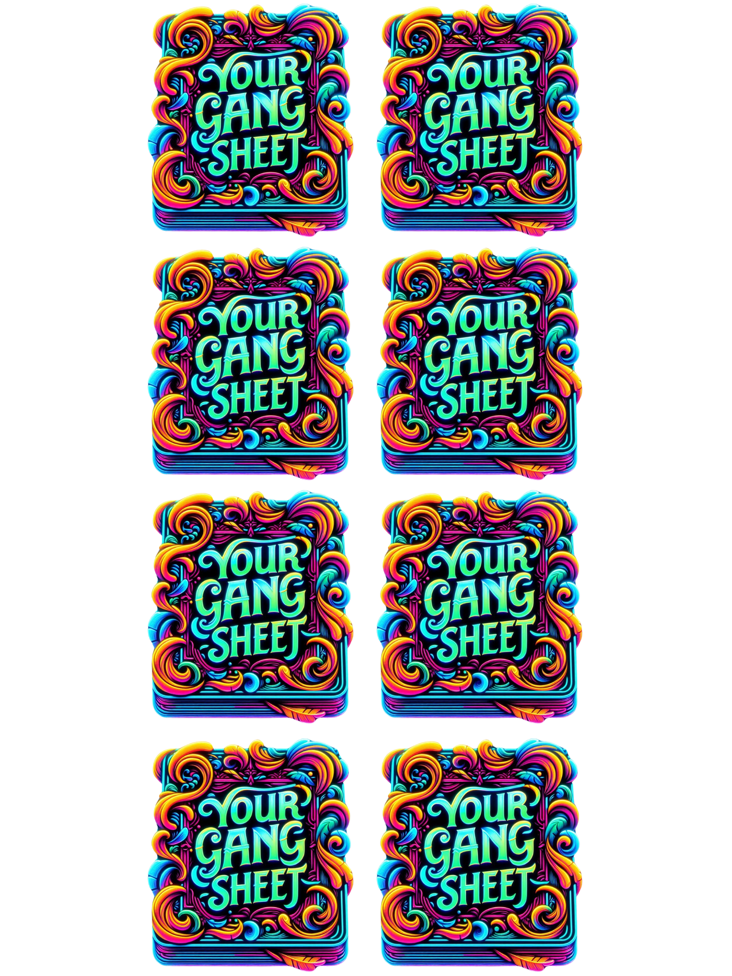 YOUR CUSTOM GANG SHEET