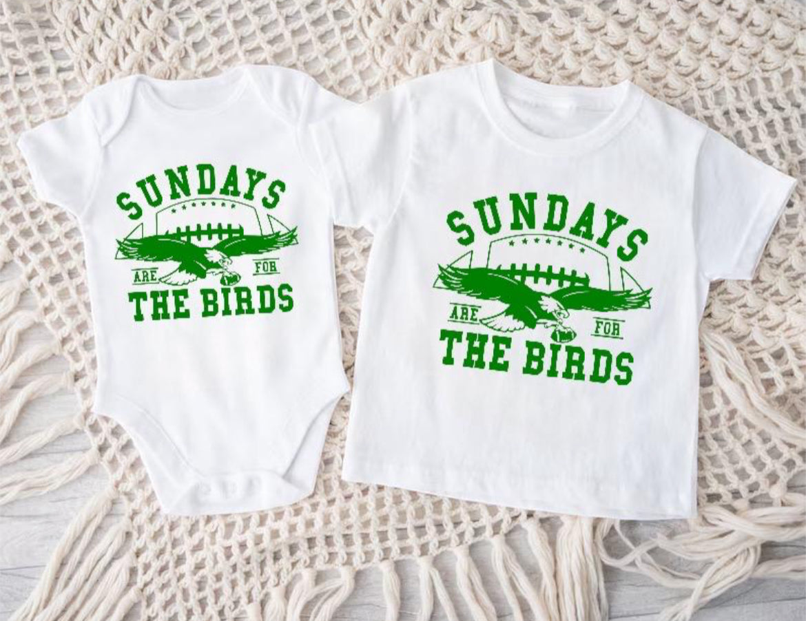 Baby/Toddler Sundays Are For The Birds - Transfer