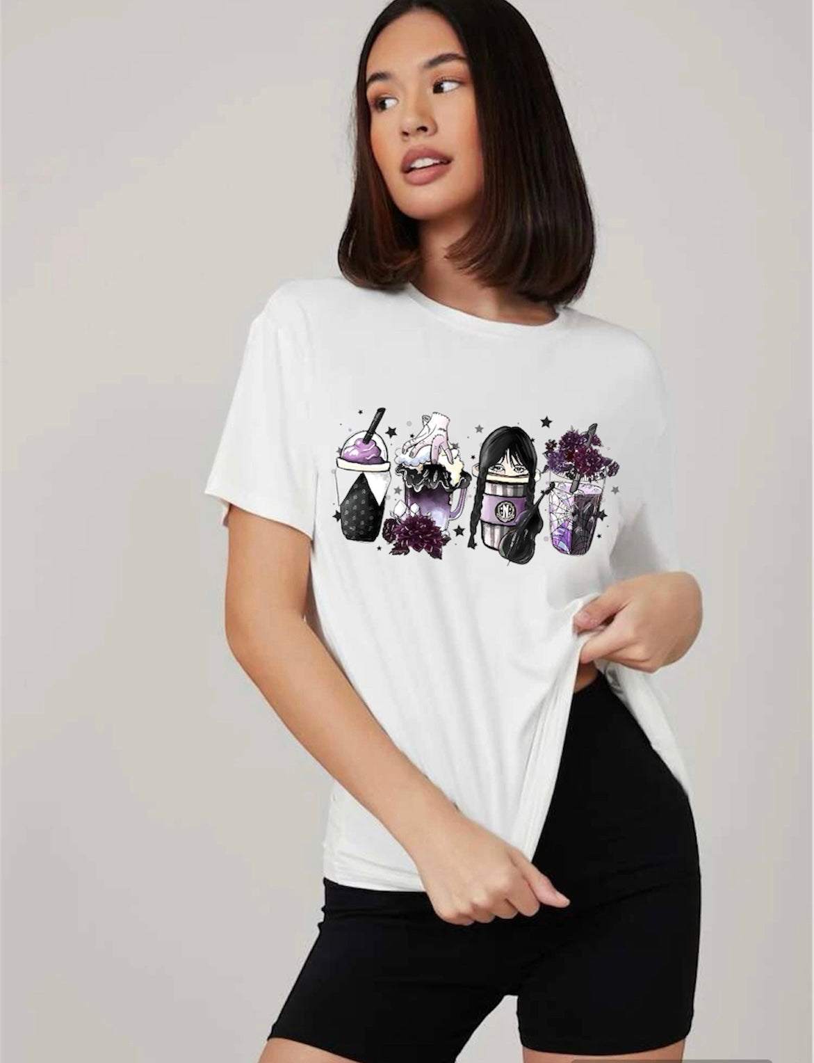 Wednesday Addams Coffee - T-shirt