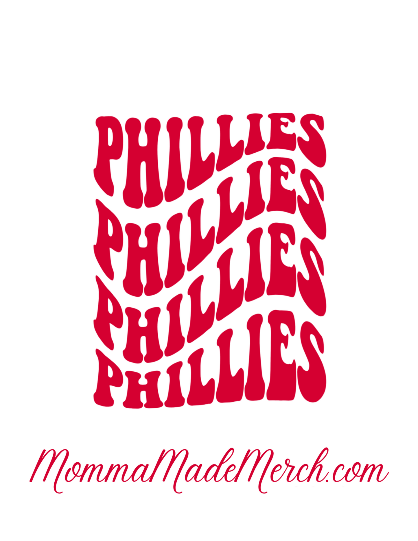 PHILLIES WAVE - Transferencia de serigrafía (paquete)