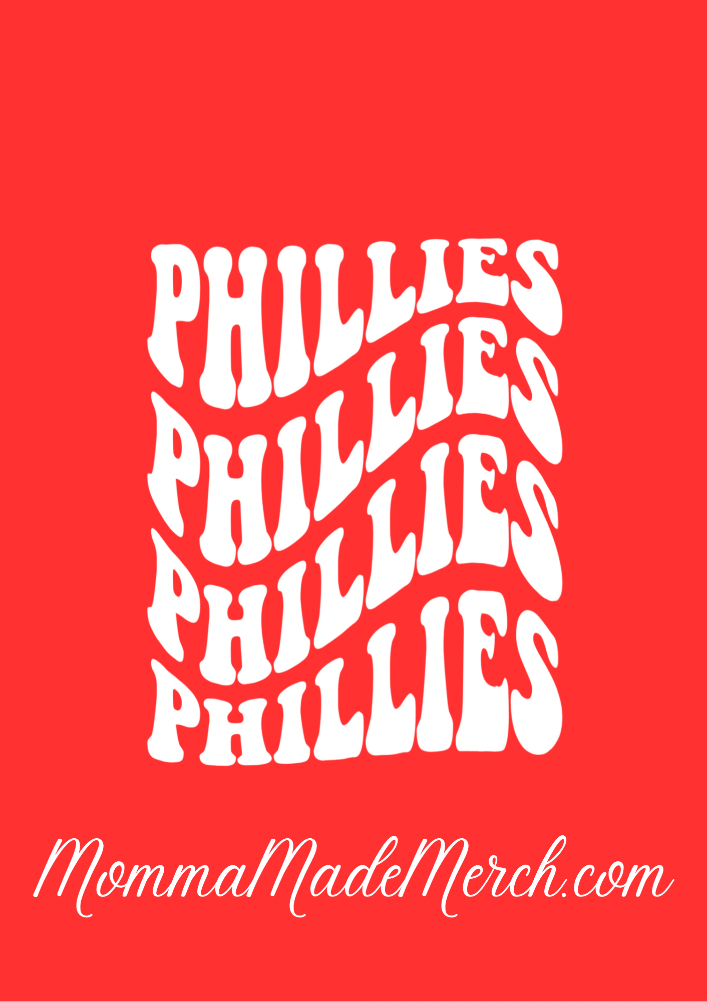 PHILLIES WAVE - Transferencia de serigrafía (paquete)