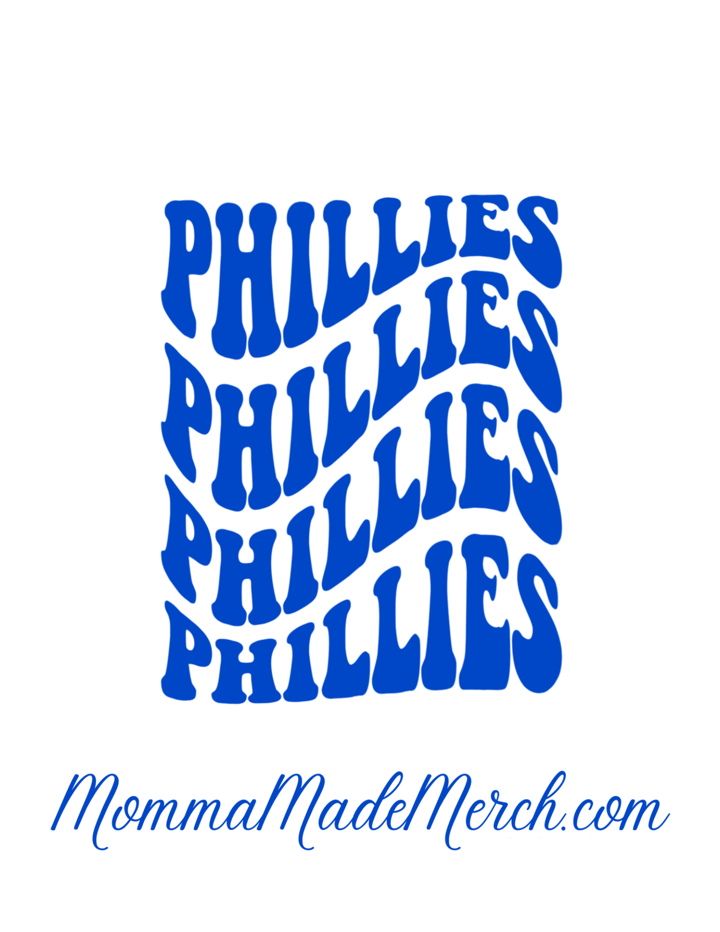 PHILLIES WAVE - Screen Print Transfer (Bundle)